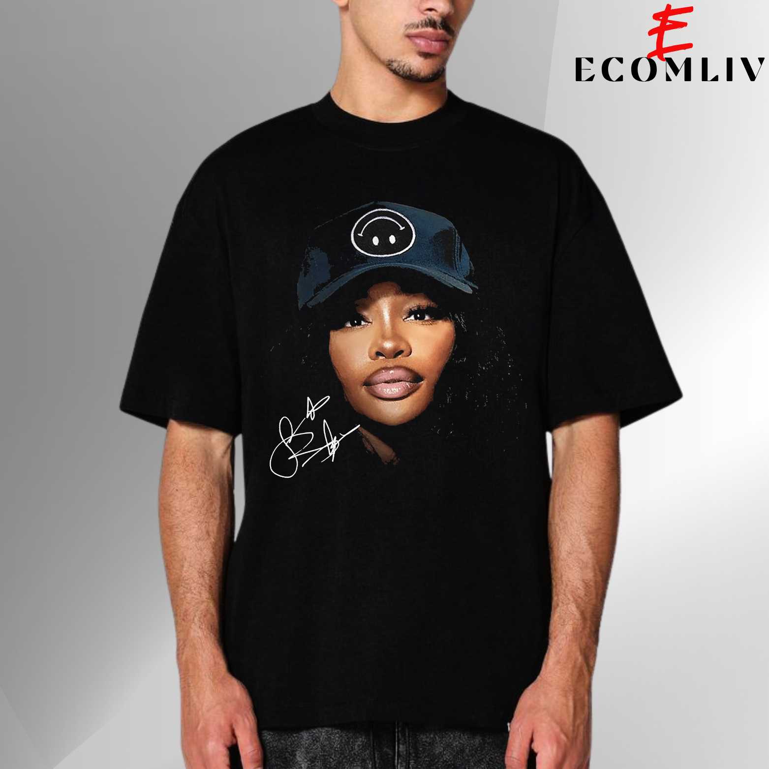 Sza Music Star Tee, Unisex Tour Merch Aesthetic Fit